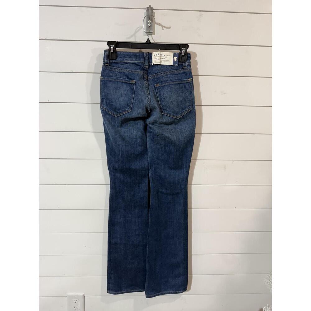 J Brand Women's Blue Boot Leg Low-Rise Jeans 24 - Picture 3 of 3